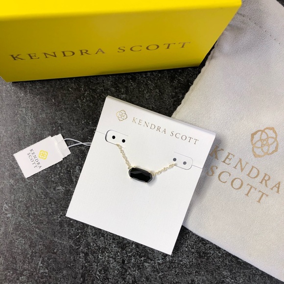 Kendra Scott Jewelry - KENDRA SCOTT Black Gold Ever Pendant Necklace Kendra Scott Jewelry - KENDRA SCOTT Black Gold Ever Pendant Necklace